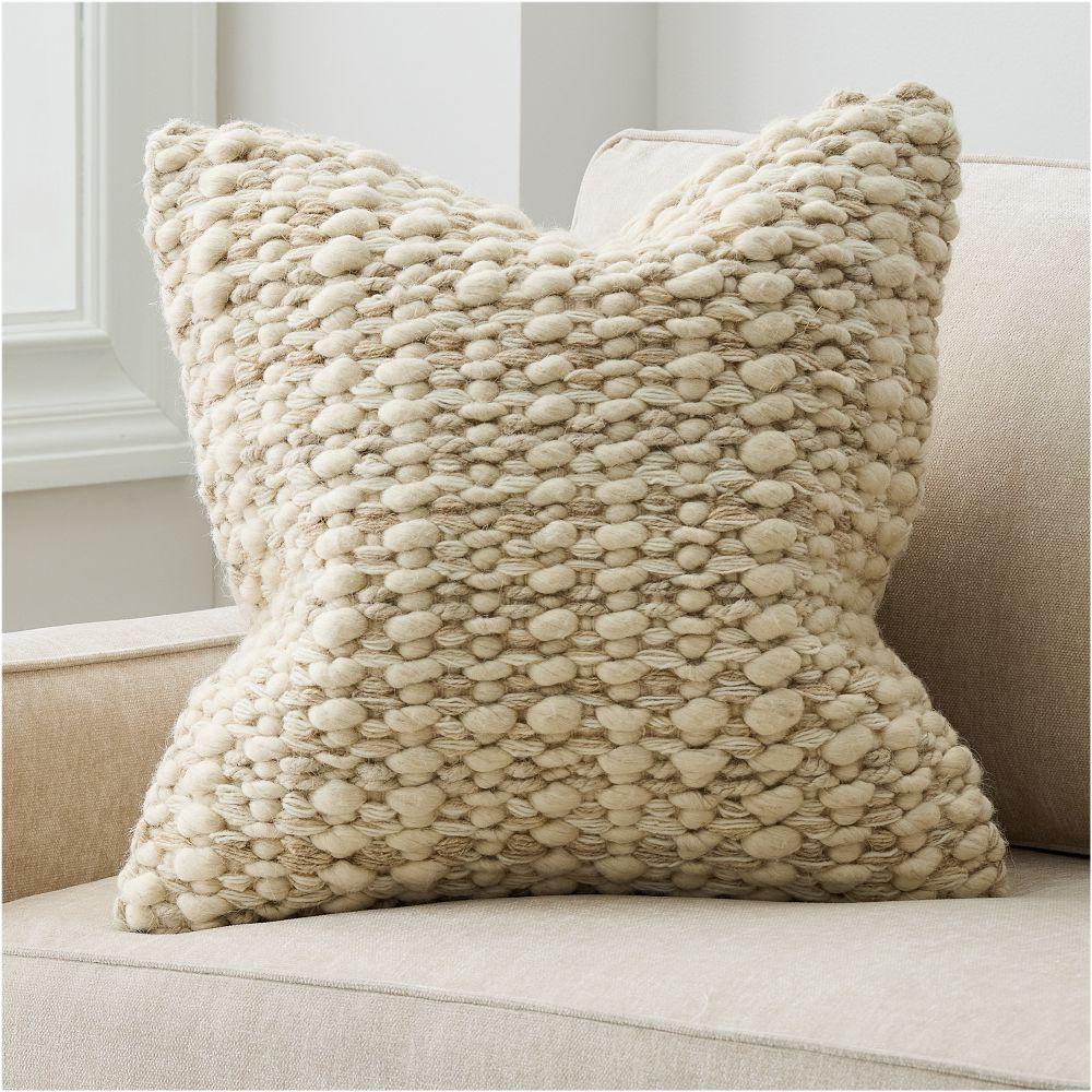 Chunky Paddle Woven Cushion Cover West Elm UK
